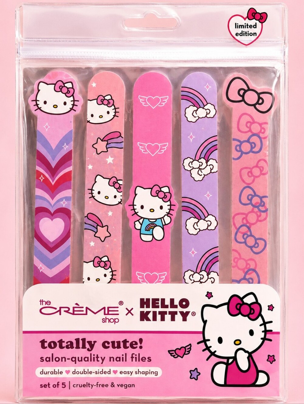 The Crème Shop x Hello Kitty Nail File Set Coquette Beauty NWT